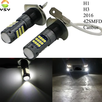 YSY 10X 6000K H1 H3 Auto 42 SMD 2016 Car Headlight Bulbs 4W 1300LM Car Styling Canbus No Error led automotivo DC12V
YSY 10X 6000K H1 H3 Auto 42 SMD 2016 Car Headlight Bulbs 4W 1300LM Car Styling Canbus No Error led automotivo DC12V