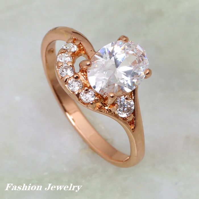 New 2019 Fashion Jewelry White Cubic Zirconia Rose Gold Women Rings Size 5.75 6 R173
New 2019 Fashion Jewelry White Cubic Zirconia Rose Gold Women Rings Size 5.75 6 R173