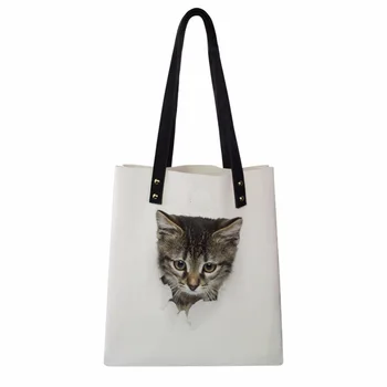 Customized Girl Shopping Bag Tote Cat Printed Eco Bag PU Leather Women Reusable Handbags Portable Daily Bag with Small Wallets
Customized Girl Shopping Bag Tote Cat Printed Eco Bag PU Leather Women Reusable Handbags Portable Daily Bag with Small Wallets