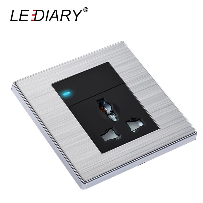 LEDIARY Quality EU/US/UK Universal Wall Socket with Switch 1-Gang/2-Gang 1-Way AC 110V-250V 3-Pin 3-Hole/6-Hole 13A For Home Dec
LEDIARY Quality EU/US/UK Universal Wall Socket with Switch 1-Gang/2-Gang 1-Way AC 110V-250V 3-Pin 3-Hole/6-Hole 13A For Home Dec
