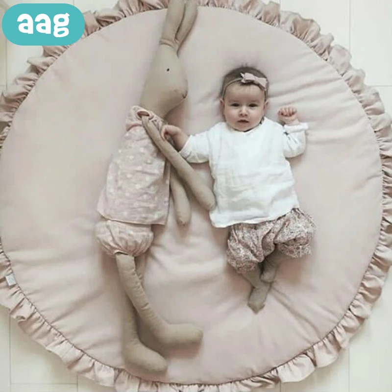 AAG Baby Game Mat Newborn Play Pad Blanket Solid Color Children Play Crawling Mats Kids Game Rugs Round Floor Carpet Decor 35
AAG Baby Game Mat Newborn Play Pad Blanket Solid Color Children Play Crawling Mats Kids Game Rugs Round Floor Carpet Decor 35