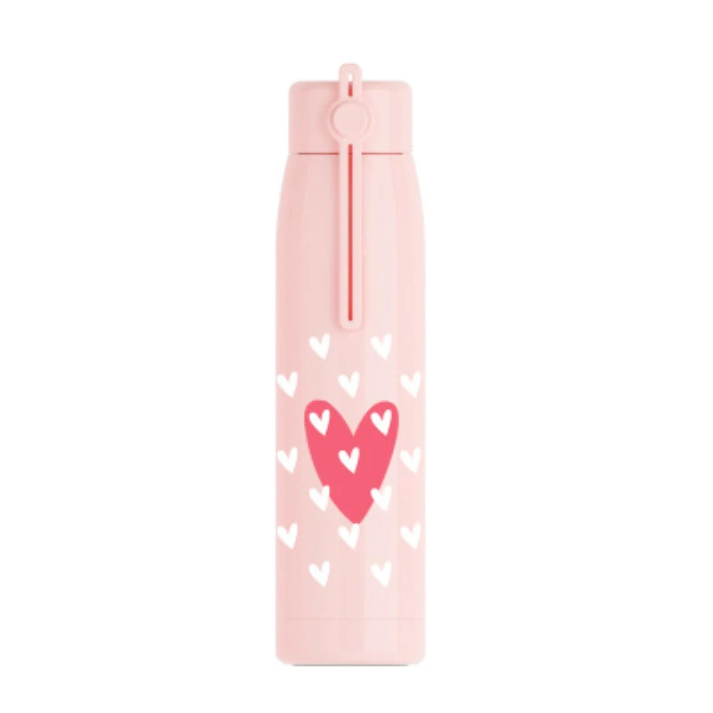 320ml Brief Fashion Pink Vacuum Flasks Thermos Bottle Stainless Steel Heart Shape Portable Travel Thermo Mug Girly Gifts
320ml Brief Fashion Pink Vacuum Flasks Thermos Bottle Stainless Steel Heart Shape Portable Travel Thermo Mug Girly Gifts