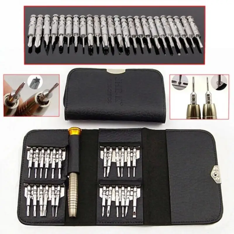 25 in 1 Mechanical Repair Tool Kits For Electronics PC Precision Screwdriver Wallet Set Repairing Tools Triangle Y driver Y sc
25 in 1 Mechanical Repair Tool Kits For Electronics PC Precision Screwdriver Wallet Set Repairing Tools Triangle Y driver Y sc