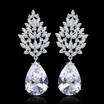 Bilincolor Hot Sale Water Crystal Drop Earrings Wedding Jewelry For Women Fashion Tear Drop Earrings High Quality
Bilincolor Hot Sale Water Crystal Drop Earrings Wedding Jewelry For Women Fashion Tear Drop Earrings High Quality