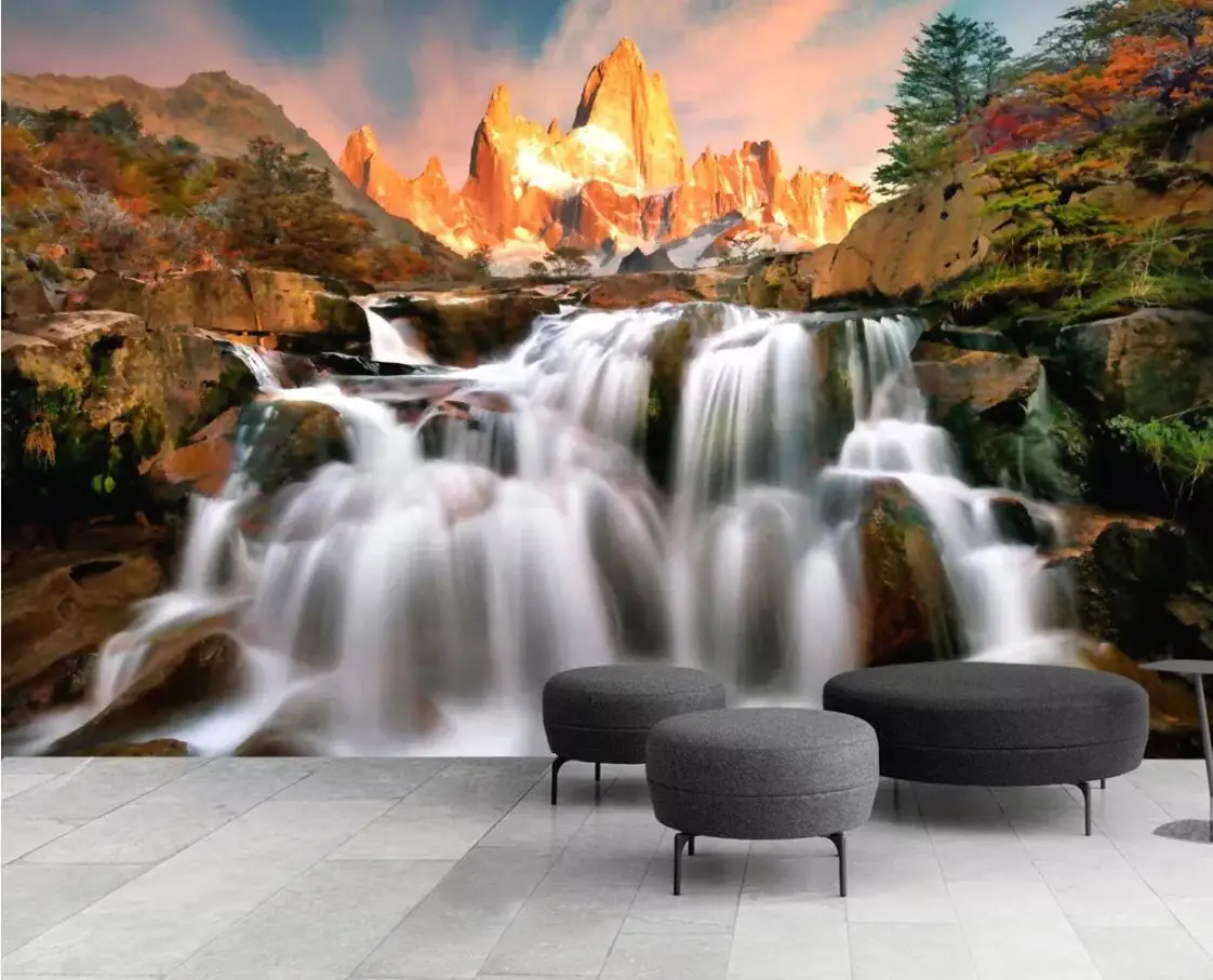 Waterfall View Wallpaper Original Forest Tree Art Wall Mural Painting Contact Paper Roll 3d Photo Luxury Home Decor
Waterfall View Wallpaper Original Forest Tree Art Wall Mural Painting Contact Paper Roll 3d Photo Luxury Home Decor