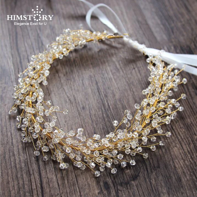 Himstory Wedding Hair Accessories Handmade Beaded Bridal Hairband Gold Crystal Headdress Vine Branch Headpiece Hair Accessories
Himstory Wedding Hair Accessories Handmade Beaded Bridal Hairband Gold Crystal Headdress Vine Branch Headpiece Hair Accessories