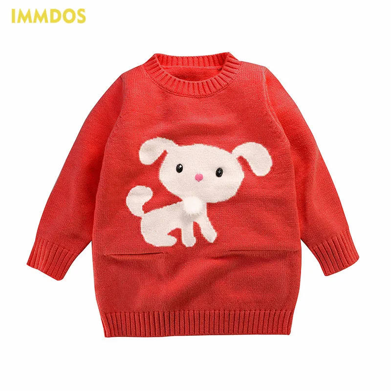 IMMDOS Girl Winter Clothes 2017 Brand New Kids Sweater O-neck Cartoon Dog Sweaters for Baby Boy Children Clothing Kersttrui
IMMDOS Girl Winter Clothes 2017 Brand New Kids Sweater O-neck Cartoon Dog Sweaters for Baby Boy Children Clothing Kersttrui