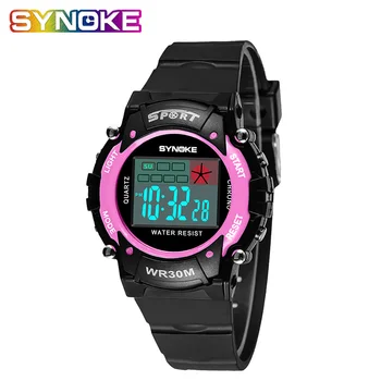 SYNOKE Waterproof Kid's Electronic Watch Back Light Boys Age Girls Sports Digital Alarm Clock Watch Outdoor Men's Watch Luxury
SYNOKE Waterproof Kid's Electronic Watch Back Light Boys Age Girls Sports Digital Alarm Clock Watch Outdoor Men's Watch Luxury