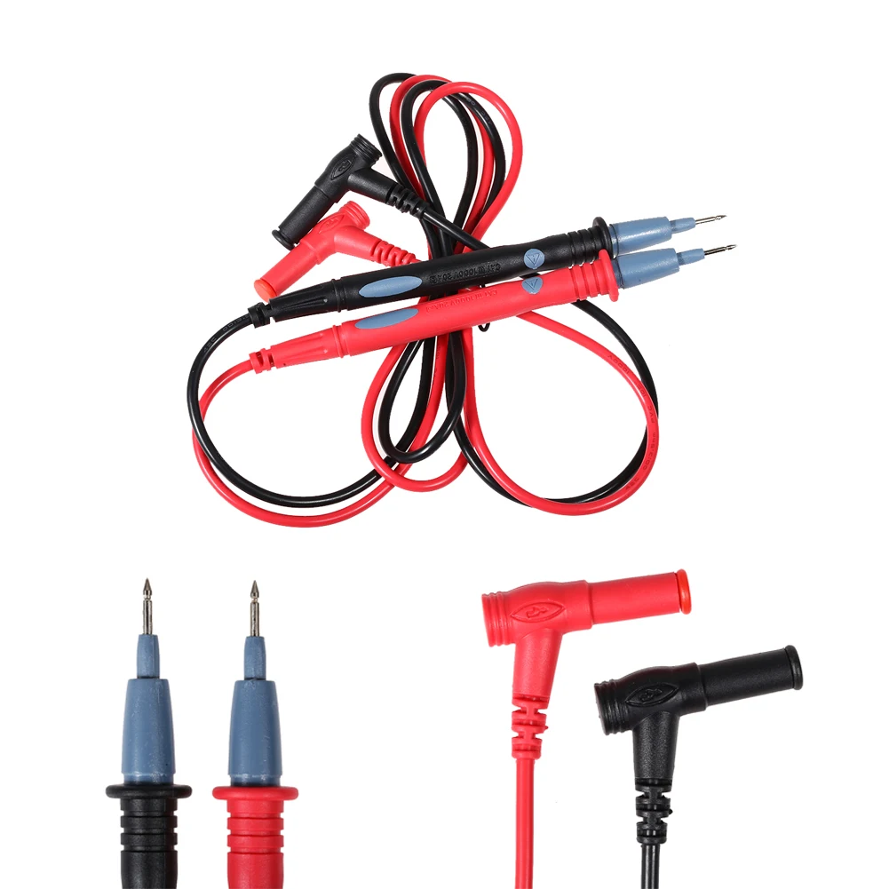 1 Pair 20A 1000V Universal Multimeter Probe Needle Tip Probe Test Leads Meter Cable for Digital Multimeter IC Component
1 Pair 20A 1000V Universal Multimeter Probe Needle Tip Probe Test Leads Meter Cable for Digital Multimeter IC Component
