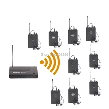 New version Takstar wpm-100 UHF Stage Wireless Monitor System In-Ear earphone Wireless Stereo 1 Transmitter +9 Receivers
New version Takstar wpm-100 UHF Stage Wireless Monitor System In-Ear earphone Wireless Stereo 1 Transmitter +9 Receivers