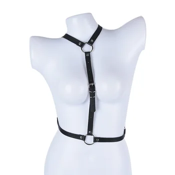 Fashion Leather Harness Belt Black Slim Suspenders Buckle Top Punk Goth Bra Bondage Adjustable Chest Straps
Fashion Leather Harness Belt Black Slim Suspenders Buckle Top Punk Goth Bra Bondage Adjustable Chest Straps