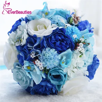 Blue Wedding Bouquets For Brides Buque de noiva Outside Wedding Brooch Bridal Bouquets Artificial Wedding Flowers
Blue Wedding Bouquets For Brides Buque de noiva Outside Wedding Brooch Bridal Bouquets Artificial Wedding Flowers