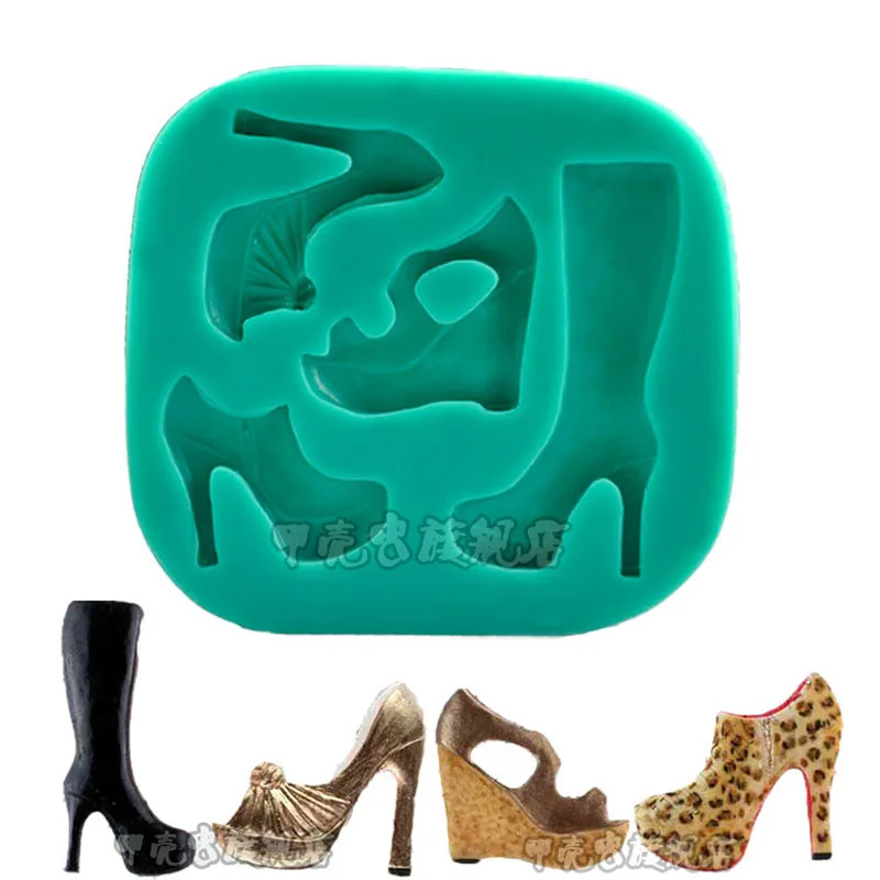 1pcs High heel boots fashion silicone candy mold cupcake decorations pastry baking tool fondant cake sugar craft decorating mold
1pcs High heel boots fashion silicone candy mold cupcake decorations pastry baking tool fondant cake sugar craft decorating mold