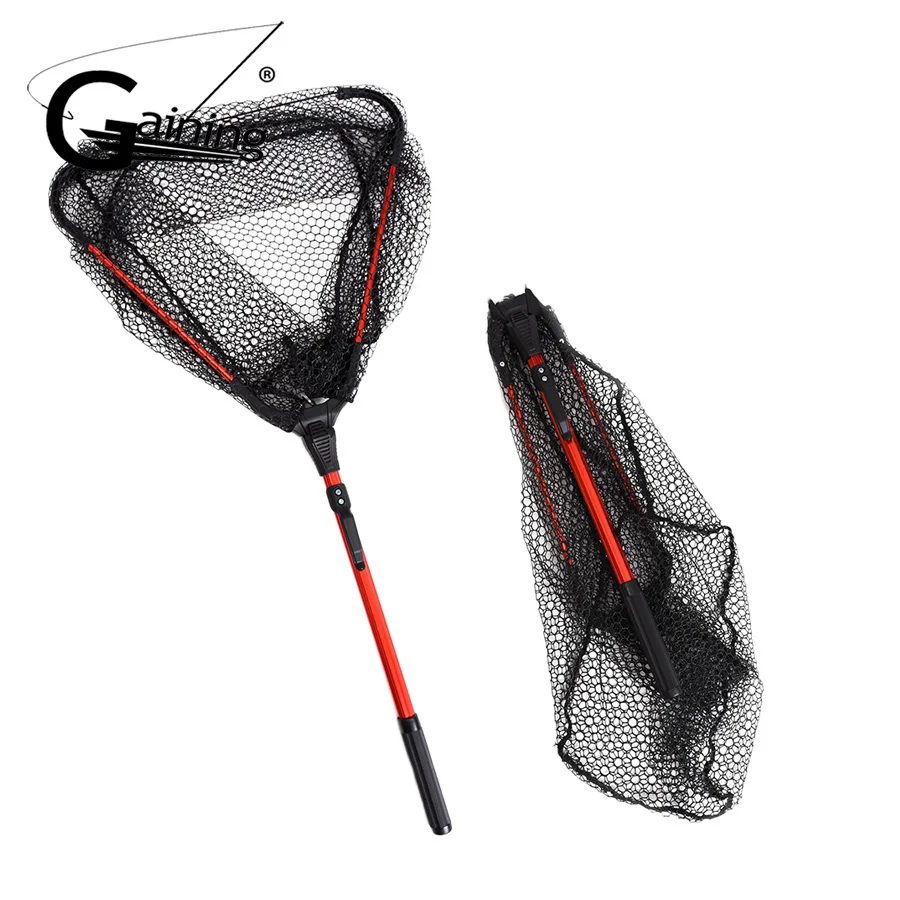 Gaining Folding Fishing Net Foldable Pole Handle Durable Nylon Material Mesh Safe Fish Catching or Releasing
Gaining Folding Fishing Net Foldable Pole Handle Durable Nylon Material Mesh Safe Fish Catching or Releasing
