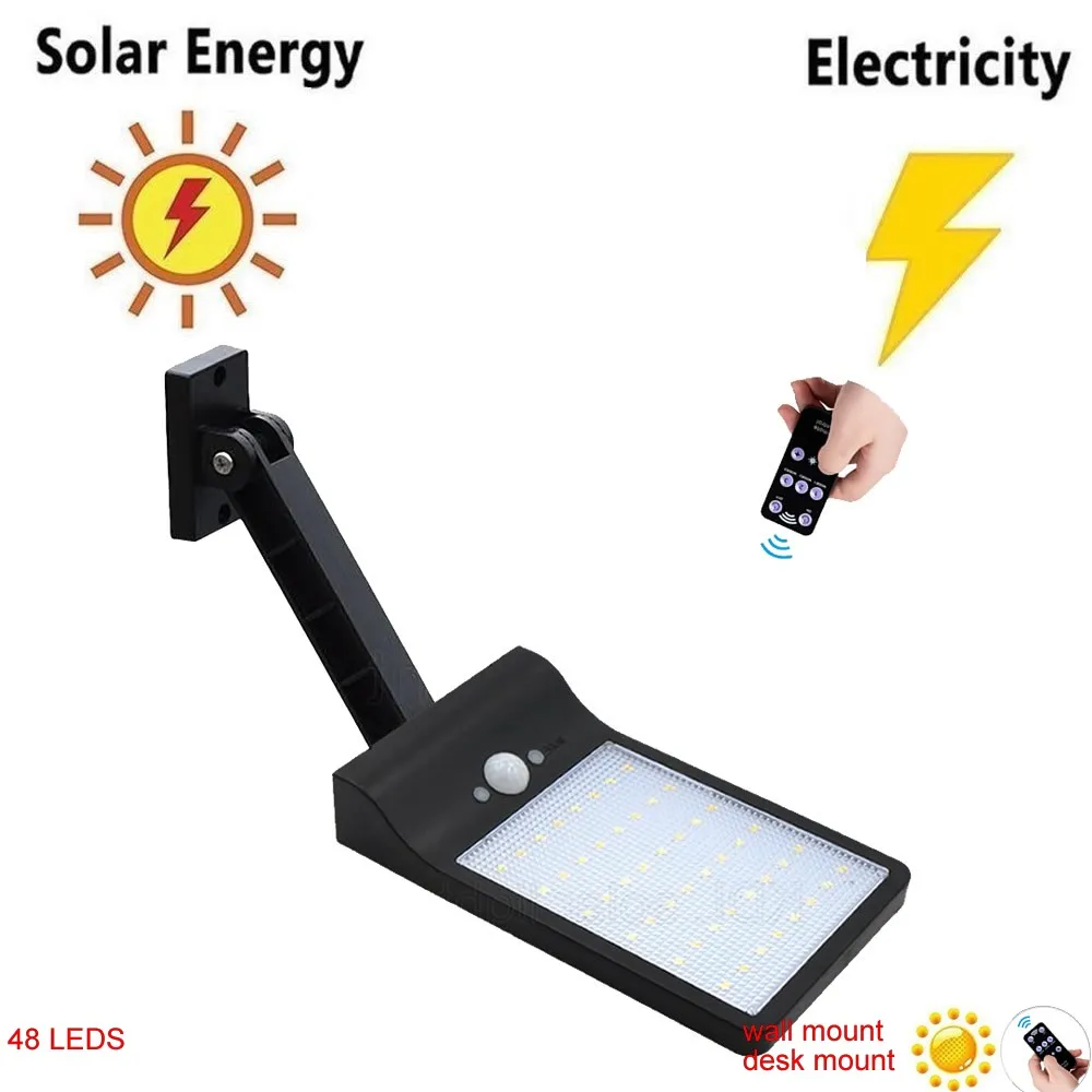remote control rotate bracket solar street light Solar Light 48 LED Auto PIR Motion Sensor With Remote Control Garden Wall Solar
remote control rotate bracket solar street light Solar Light 48 LED Auto PIR Motion Sensor With Remote Control Garden Wall Solar