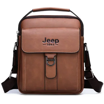 Luxury Brand JEEP Bag Men Vintage Shoulder Bag For Man Leather Messenger Bag Casual Crossbody Bag Male Business Handbag For IPAD
Luxury Brand JEEP Bag Men Vintage Shoulder Bag For Man Leather Messenger Bag Casual Crossbody Bag Male Business Handbag For IPAD