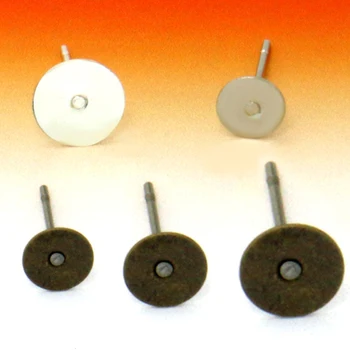 100pcs 6/8/10mm WHOLESALE Ear Stud Flat Blank base Pad DIY Earring settings Accessories Gold Rhodium SILVER Plated
100pcs 6/8/10mm WHOLESALE Ear Stud Flat Blank base Pad DIY Earring settings Accessories Gold Rhodium SILVER Plated