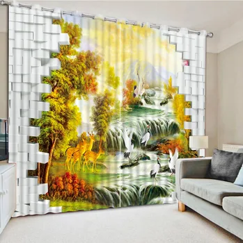 Modern Home Decoration Blackout 3D Curtain stereoscopic auturn curtains brick curtain Blackout curtain
Modern Home Decoration Blackout 3D Curtain stereoscopic auturn curtains brick curtain Blackout curtain