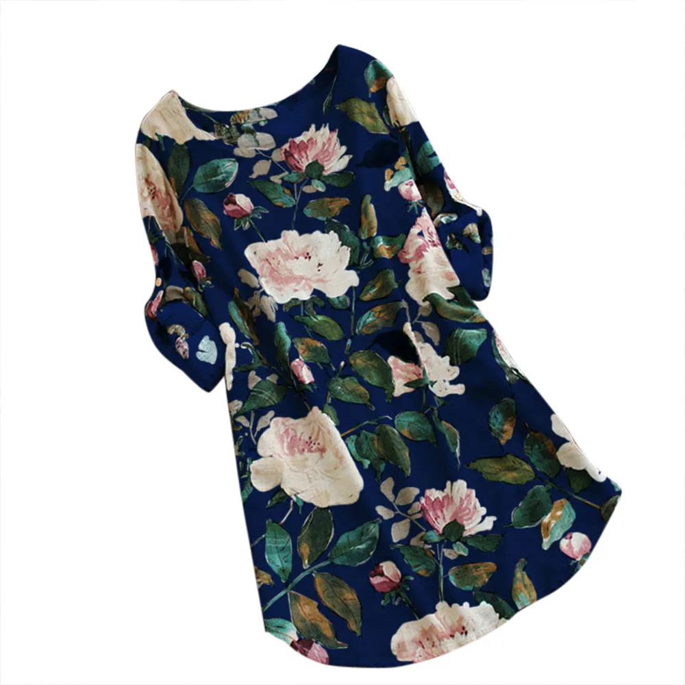 JAYCOSIN Womens Casual Summer Dress Plus Sizes Long Sleeve Cotton And Linen Dress Female Printed Loose Summer Dress Beach Boho
JAYCOSIN Womens Casual Summer Dress Plus Sizes Long Sleeve Cotton And Linen Dress Female Printed Loose Summer Dress Beach Boho