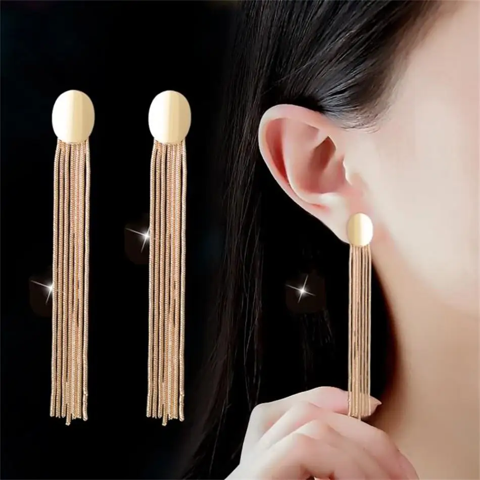 LOCHING Fashion Heart Tassels Earrings Red Unique Charm Earrings for Women//Girl