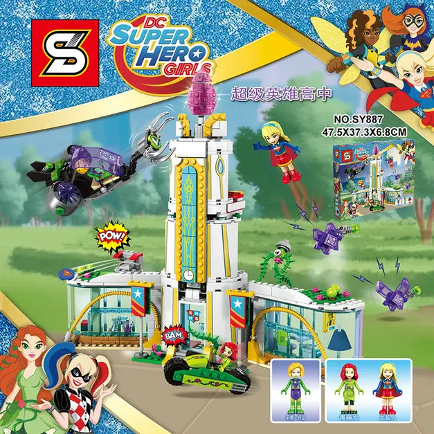 Avengers Series Super Heroes Girl School Poison blocks Compatible Legoing model blocks 41232 building blocks gift toys for girl
Avengers Series Super Heroes Girl School Poison blocks Compatible Legoing model blocks 41232 building blocks gift toys for girl