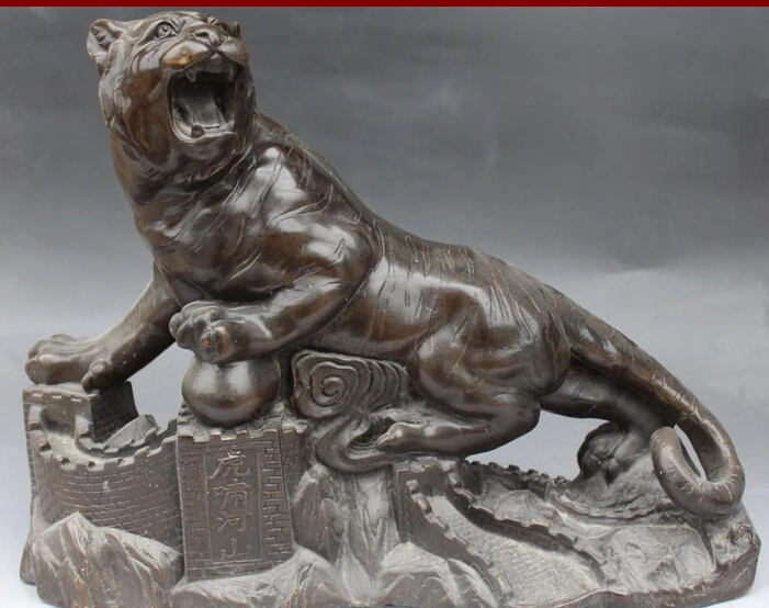 shitou 003274 18" China Bronze Animal Fengshui Tigre Up Hill Tiger The Great Wall Statue discount 30% (C0324)
shitou 003274 18" China Bronze Animal Fengshui Tigre Up Hill Tiger The Great Wall Statue discount 30% (C0324)