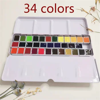 34 colors Dispensing watercolor master high concentration pure golden mission natural pigment watercolor
34 colors Dispensing watercolor master high concentration pure golden mission natural pigment watercolor
