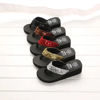 Sandalias Mujer Women Sequins Sandals Beach Slippers Summer Sandals Flip Flops Lady Wedges Shoes Woman Sapatos
Sandalias Mujer Women Sequins Sandals Beach Slippers Summer Sandals Flip Flops Lady Wedges Shoes Woman Sapatos