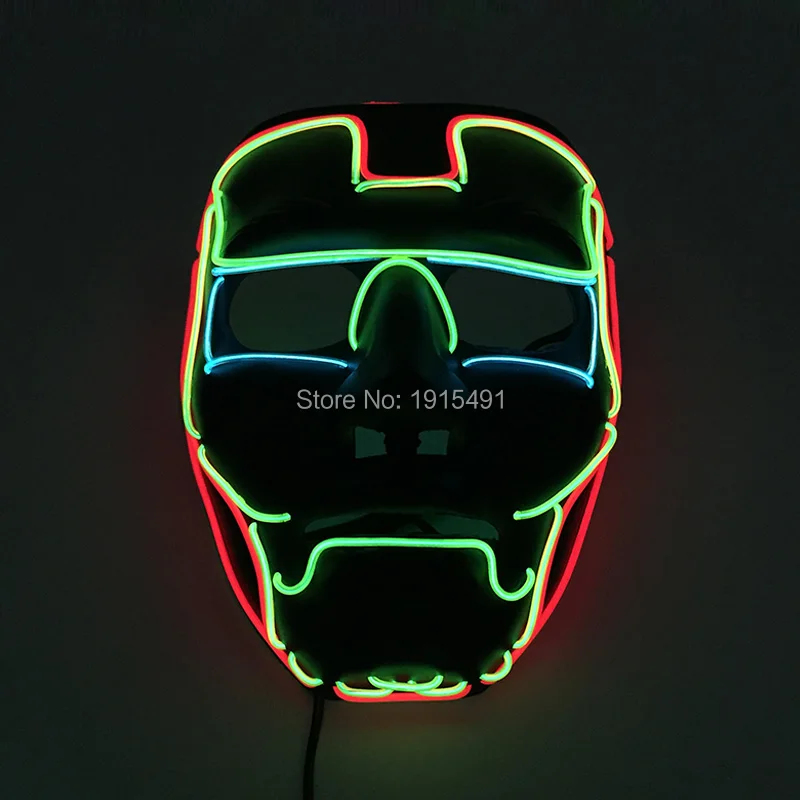 Superman Figure Masquerade Costume Led Glow Light Carnival Mask Music Concert Holiday Lights EL Cold Light Ironman Hero Mask
Superman Figure Masquerade Costume Led Glow Light Carnival Mask Music Concert Holiday Lights EL Cold Light Ironman Hero Mask