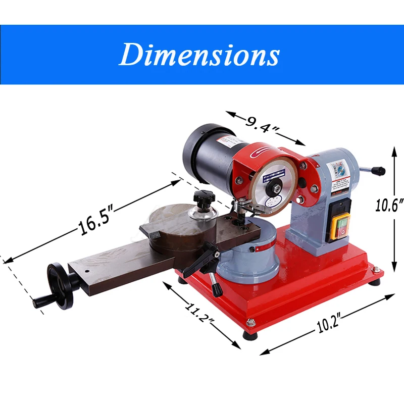 New 220V Round Carbide Alloy Saw Blade Sharpener Grinder Mill Sharpener Rotary Angle Grinder Tool Manual Woodta Working Machine
New 220V Round Carbide Alloy Saw Blade Sharpener Grinder Mill Sharpener Rotary Angle Grinder Tool Manual Woodta Working Machine