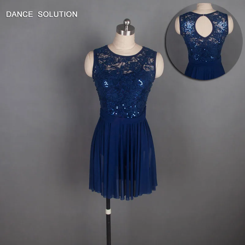 Navy Blue Sequin Lace Women & Girl Stage Performance Ballet Costume Lyrical & Contemporary Dance Cosume Dress Dancewear
Navy Blue Sequin Lace Women & Girl Stage Performance Ballet Costume Lyrical & Contemporary Dance Cosume Dress Dancewear