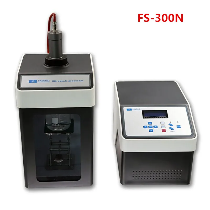 300 W Ultrasonic Homogenizer Sonicator Processor Ultrasonicator Cell Disruptor Mixer CE ISO 20KHZ 5ml-250ml FS-300N
300 W Ultrasonic Homogenizer Sonicator Processor Ultrasonicator Cell Disruptor Mixer CE ISO 20KHZ 5ml-250ml FS-300N