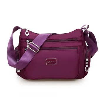 Women's handbag multi-layer zipper nylon waterproof messenger bag mother bag fashionable casual bag large capacity shoulder bag
Women's handbag multi-layer zipper nylon waterproof messenger bag mother bag fashionable casual bag large capacity shoulder bag