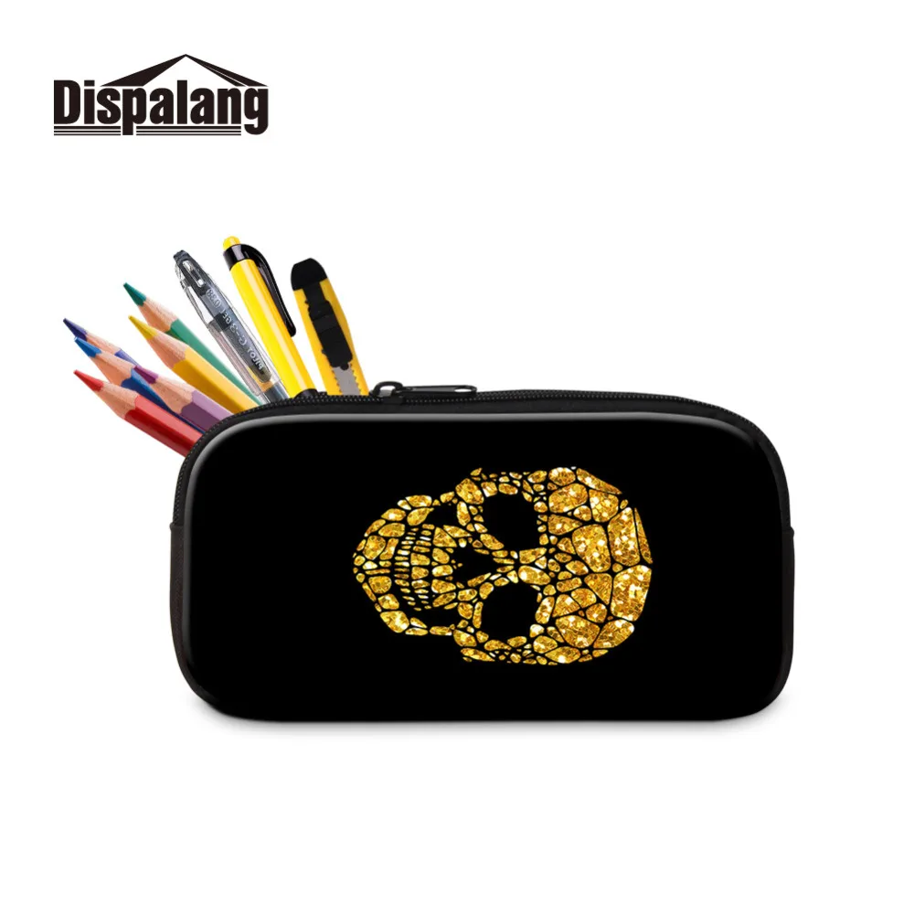 Dispalang Skull Print Cool Makeup Pouch Office School Supplies Pencil Case Bag Big Capacity Storage Pen Bag Stationery Purse
Dispalang Skull Print Cool Makeup Pouch Office School Supplies Pencil Case Bag Big Capacity Storage Pen Bag Stationery Purse