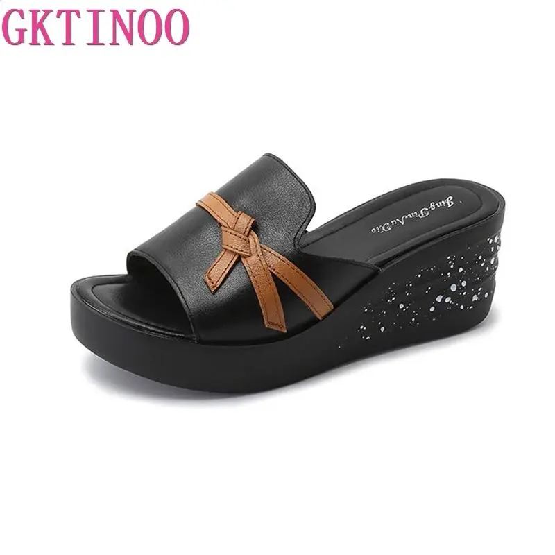 2019 Hot Sale Women Summer Fashion Leisure shoes women platform wedges Fish Mouth Sandals Thick Bottom Slippers Genuine Leather
2019 Hot Sale Women Summer Fashion Leisure shoes women platform wedges Fish Mouth Sandals Thick Bottom Slippers Genuine Leather