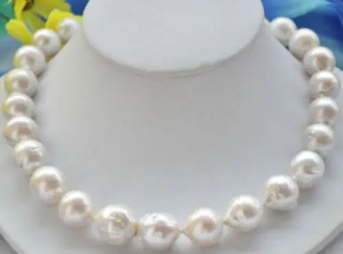 Hot sale new Style >>>>>12-14mm Genuine Natural White Akoya Baroque Pearl Jewelry Necklace 18" AA+
Hot sale new Style >>>>>12-14mm Genuine Natural White Akoya Baroque Pearl Jewelry Necklace 18" AA+