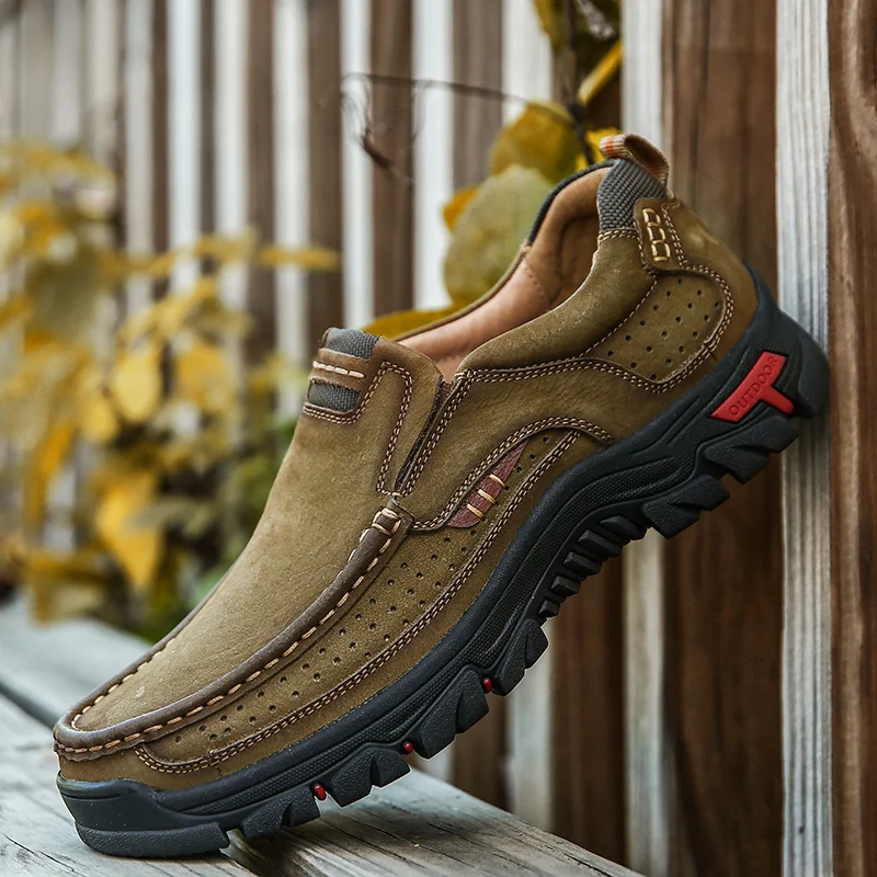 New Outdoor Hiking Shoes Breathable Sport Sneakers for Men Genuine Leather Causal Shoes Comfortable Trekking Shoes
New Outdoor Hiking Shoes Breathable Sport Sneakers for Men Genuine Leather Causal Shoes Comfortable Trekking Shoes
