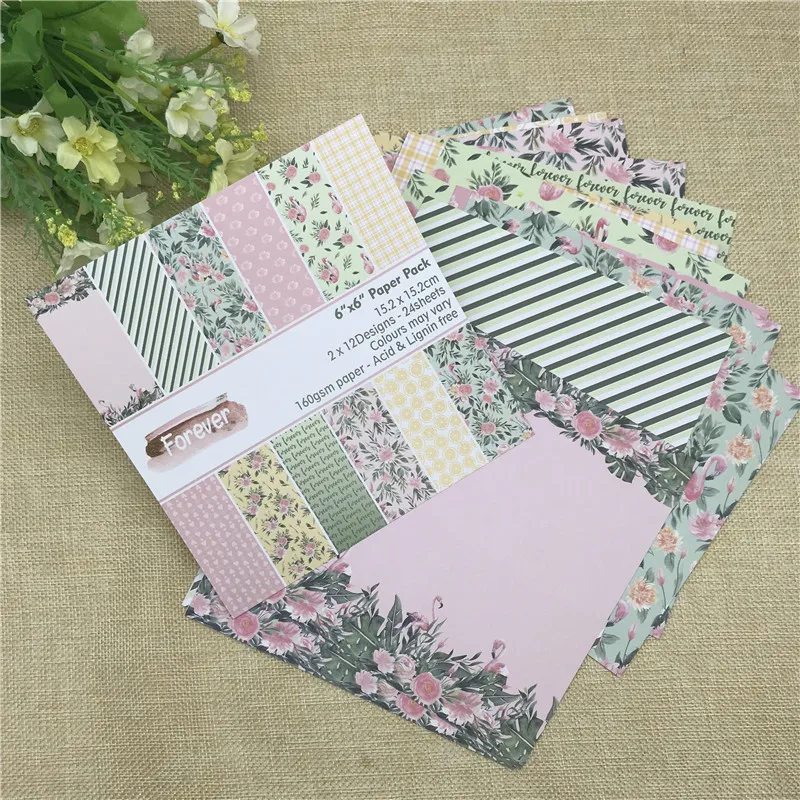 6"X6" forever patterned paper Scrapbooking paper pack handmade craft paper craft Background pad
6"X6" forever patterned paper Scrapbooking paper pack handmade craft paper craft Background pad