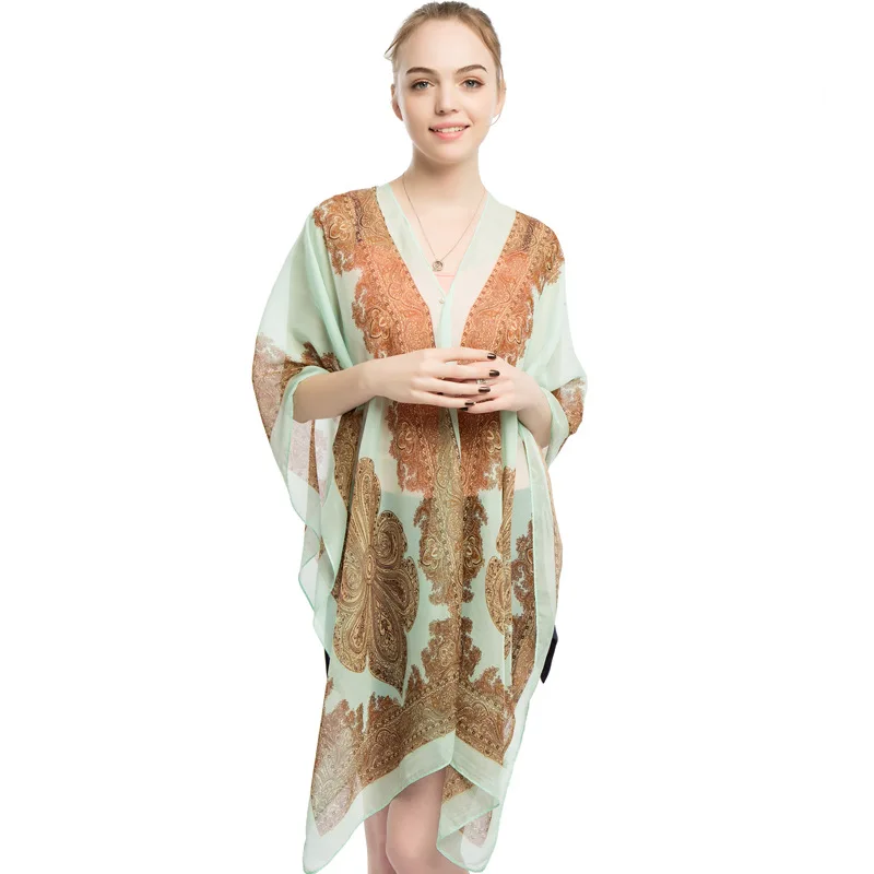 Women summer Scarf Shawl Poncho Printed Sunscreen Scarves Sun Protection Shawl Beach Shawl Bikini Cover Soft
Women summer Scarf Shawl Poncho Printed Sunscreen Scarves Sun Protection Shawl Beach Shawl Bikini Cover Soft