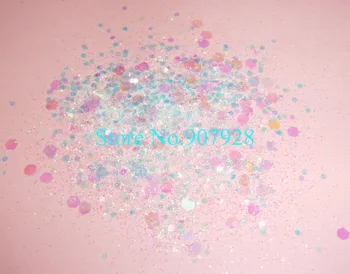 50gram/bag x Mixed White Colors(Glitter Powder+Hexagon)Shape for Nail Art Decoration and Glitter Crafts
50gram/bag x Mixed White Colors(Glitter Powder+Hexagon)Shape for Nail Art Decoration and Glitter Crafts