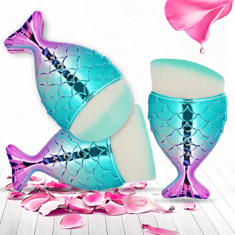 High quality pretty Mermaid Makeup Brushes Powder Blush Foundation Contour fish fashion Make Up Brush Cosmetic Tools Maquiagem40
High quality pretty Mermaid Makeup Brushes Powder Blush Foundation Contour fish fashion Make Up Brush Cosmetic Tools Maquiagem40