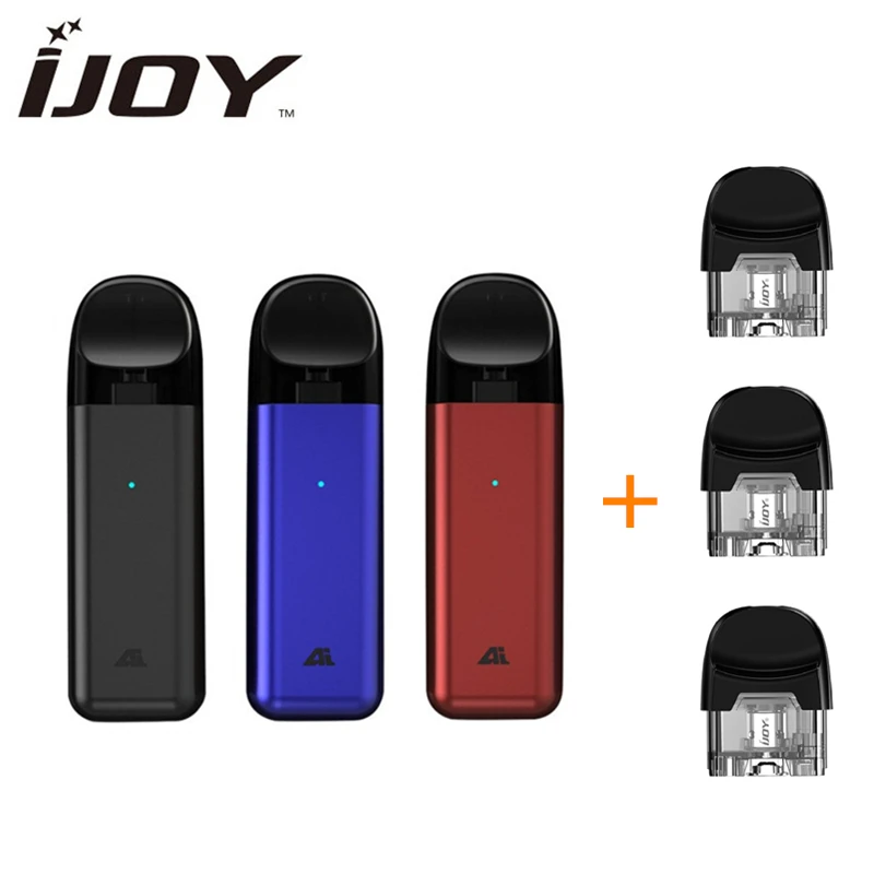 Electronic Cigarette IJOY AI POD Vape Pen Kit 15W 450mAh Battery 1.6ohm 2ml Vape Pod Cartridge Starter VS justfog minifit C601
Electronic Cigarette IJOY AI POD Vape Pen Kit 15W 450mAh Battery 1.6ohm 2ml Vape Pod Cartridge Starter VS justfog minifit C601