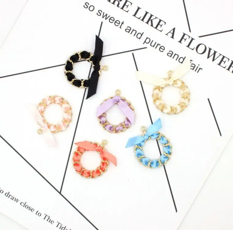 10pcs DIY Alloy Jewelry Accessories Ring Ribbon Wreath Pendant Necklace Headdress Bow Personality Ornament
10pcs DIY Alloy Jewelry Accessories Ring Ribbon Wreath Pendant Necklace Headdress Bow Personality Ornament