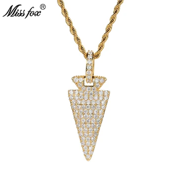 Missfox Arrow Pendant Necklace Golden Radish Shape Personality Cubic Full Lab Diamond Hip Hop Men Women Jewelry Gift 2019 New
Missfox Arrow Pendant Necklace Golden Radish Shape Personality Cubic Full Lab Diamond Hip Hop Men Women Jewelry Gift 2019 New