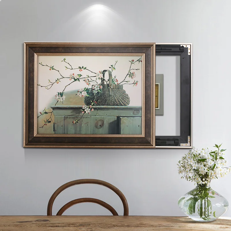 Creative Meter Box Decorative Painting Distribution Box Hanging Electric Switch Box Living Room European Modern Wall Decoration
Creative Meter Box Decorative Painting Distribution Box Hanging Electric Switch Box Living Room European Modern Wall Decoration