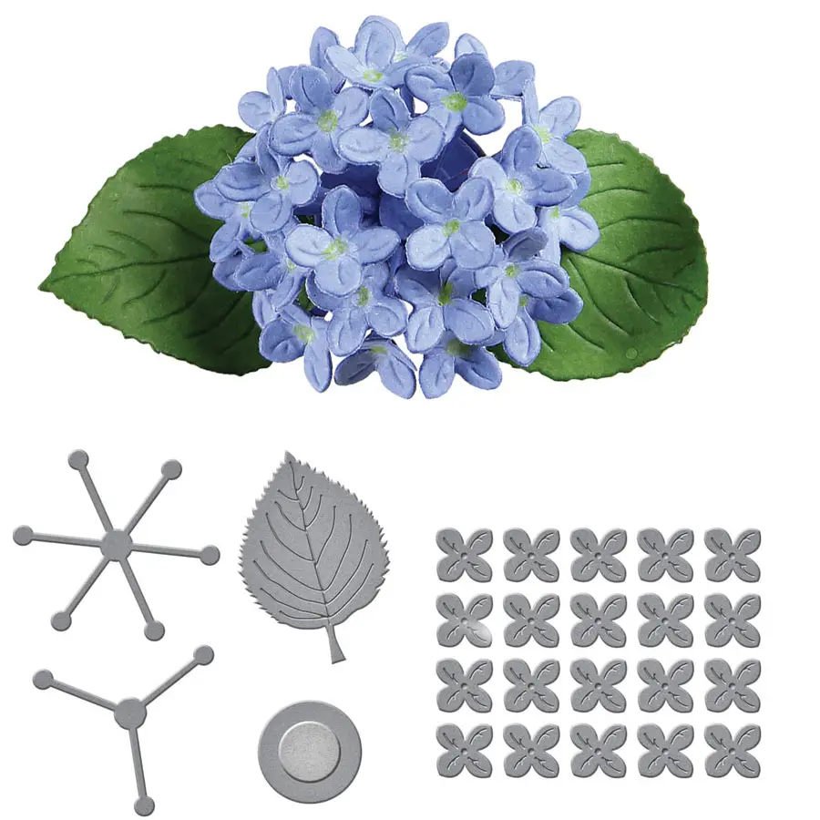 Hydrangea flower etched Dies cuts Metal Cutting Dies Scrapbooking crafting paper art emboss stencil 16.3x10CM
Hydrangea flower etched Dies cuts Metal Cutting Dies Scrapbooking crafting paper art emboss stencil 16.3x10CM