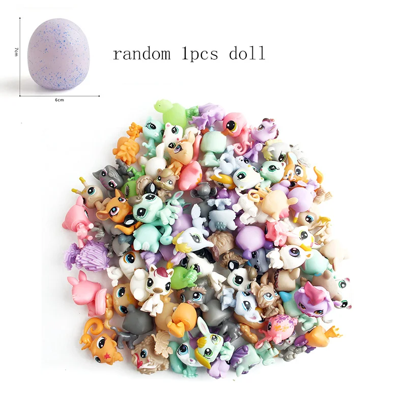 Random 1pcs CUTE pet DOLL with eggshell lps Toys collections standing dog dachshund colli Little Pet Shop Mini Toy Anime figure
Random 1pcs CUTE pet DOLL with eggshell lps Toys collections standing dog dachshund colli Little Pet Shop Mini Toy Anime figure