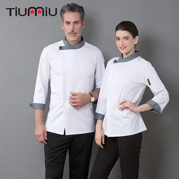 Quality Restaurant Hotel Top Chef Waiter Jacket Long Sleeve Workwear Clothing Baker Barber Uniforms Kitchen Master Cook Overalls
Quality Restaurant Hotel Top Chef Waiter Jacket Long Sleeve Workwear Clothing Baker Barber Uniforms Kitchen Master Cook Overalls