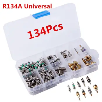 134pcs R134 Valve Core Needles Assortment Car A/C AC Kit Car Accessories Air Conditioner Refrigerants Valve Core
134pcs R134 Valve Core Needles Assortment Car A/C AC Kit Car Accessories Air Conditioner Refrigerants Valve Core