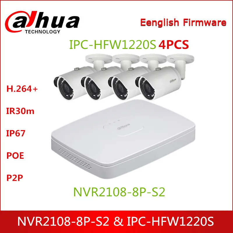 Dahua Security CCTV Camera Kit with NVR2108-8P-S2 IP Camera IPC-HFW1220S P2P Surveillance System
Dahua Security CCTV Camera Kit with NVR2108-8P-S2 IP Camera IPC-HFW1220S P2P Surveillance System